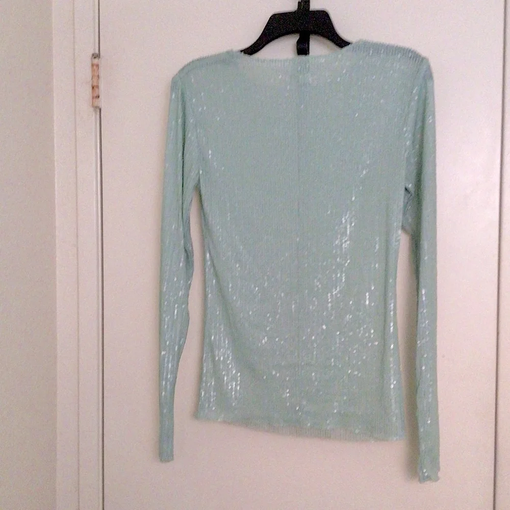 Free People Intimately Gold Rush Sequin Top